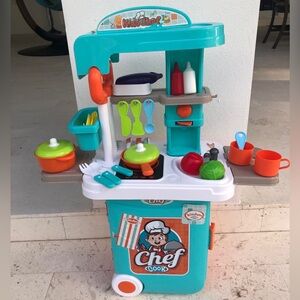 Brand New! Portable 3-in-1  Kids Chef Play Kitchen Set. For ages3+
